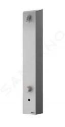 SANELA - Nerezové sprchové panely Sprchový panel s elektronikou a termostatickým ventilom, 2 vody, nerezový (SLSN 02ET)