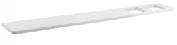 SAPHO - ABELINE polica Rockstone 800, 2 otvory, biela matná (AB802-0101)