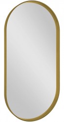 SAPHO - AVONA oválne zrkadlo v ráme 50x100cm, zlatá mat (AV500G)