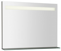 SAPHO - BRETO zrkadlo  s LED osvetlením a policou 800x608 (BT080)