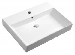 SAPHO - KARE 60 keramické umývadlo nábytkové 60x46cm, biela (17060)