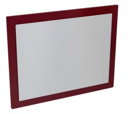 SAPHO - MITRA zrkadlo v ráme 720x520x40, bordó (MT193)