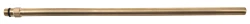 SAPHO - Pevná pripojovacia rúrka 10-M10x1, 30 cm, zlato mat (TUB39)