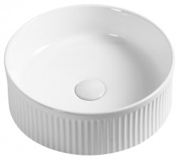 SAPHO - PICOBELLO keramické umývadlo na dosku priemer 37cm, biela (AR484)