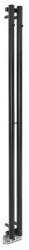SAPHO - PILON vykurovacie teleso 122x1800 so 2 háčikmi, čierna matná (IZ124)