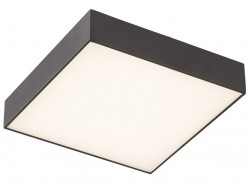 SAPHO - RISA stropné LED svietidlo 30W, 300x300, 230V, čierna (LS030C)