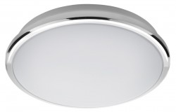 SAPHO - SILVER stropné LED svietidlo, ø 28cm, 10W, 230V, denná biela, chróm (AU460)