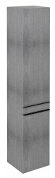 SAPHO - SITIA skrinka vysoká 35x172x32cm, 2x dvierka, ľavá/pravá, dub strieborný (SI230-1111)