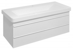 SAPHO - SITIA umývadlová skrinka 101,4x50x44,2cm, 2x zásuvka, biela matná (SI105-3131)