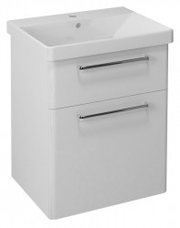 SAPHO - THEIA umývadlová skrinka 56,4x70x44,2cm, 2x zásuvka, biela (TH060-3030)