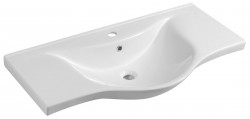 SAPHO - ZARA 100 keramické umývadlo na nábytok 99,5x46,5cm, biela (10100)