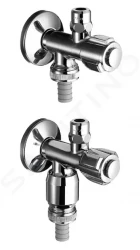 SCHELL - Comfort Rohový ventil s dvojitým pripojením, chróm (038360699)