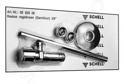 SCHELL - Comfort Súprava rohových regulačných ventilov, chróm (050200699)