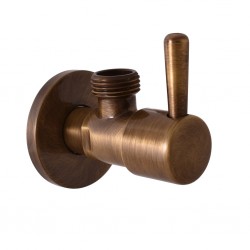 SLEZAK-RAV - Ventil rohový 1/2''x3/8'' - stará mosadz (bronz), Farba: stará mosadz (RV0238SM)