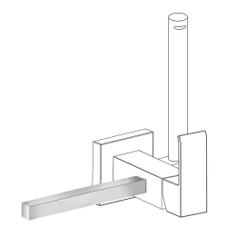 TRES CUADRO chróm držiak na uteráky 180 mm 03412402 (TG 03412402)