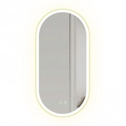 Tutumi - Zrkadlo LED OVL 50x100cm Gold (HOM-02606)