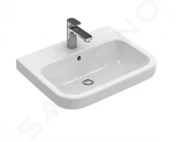 VILLEROY & BOCH - Architectura Umývadlo 550x470 mm, s prepadom, otvor na batériu, CeramicPlus, alpská biela (418855R1)