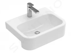 VILLEROY & BOCH - Architectura Umývadlo polozápustné 550x430 mm, bez prepadu, otvor na batériu, alpská biela (41905601)