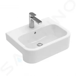 VILLEROY & BOCH - Architectura Umývadlo polozápustné 550x430 mm, s prepadom, otvor na batériu, alpská biela (41905501)