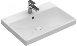 VILLEROY & BOCH - Avento Umývadlo nábytkové, 60x47 cm, s prepadom, otvor na batériu, alpská biela (41586001)