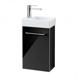 VILLEROY & BOCH - Avento Umývadlová skrinka, 34x51x20 cm, 1 dvierka, Crystal Black (A87600B3)