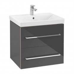 VILLEROY & BOCH - Avento Umývadlová skrinka, 58x51x45 cm, 2 zásuvky, Crystal Grey (A88900B1)