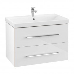 VILLEROY & BOCH - Avento Umývadlová skrinka, 78x51x45 cm, 2 zásuvky, Crystal White (A89100B4)