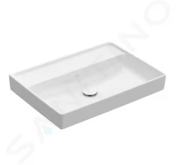 VILLEROY & BOCH - Collaro Umývadlo 650x470 mm, bez prepadu, bez otvoru na batériu, alpská biela (4A336801)