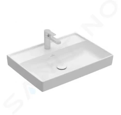 VILLEROY & BOCH - Collaro Umývadlo 650x470 mm, bez prepadu, otvor na batériu, alpská biela (4A336601)