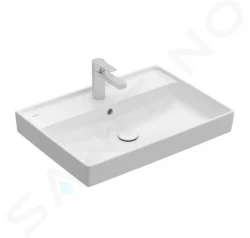 VILLEROY & BOCH - Collaro Umývadlo 650x470 mm, s prepadom, otvor na batériu, alpská biela (4A336501)