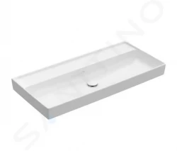 VILLEROY & BOCH - Collaro Umývadlo nábytkové 1000x470 mm, bez prepadu, bez otvoru na batériu, CeramicPlus, alpská biela (4A33A3R1)