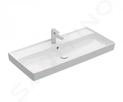 VILLEROY & BOCH - Collaro Umývadlo nábytkové 1000x470 mm, s prepadom, otvor na batériu, alpská biela (4A33A501)