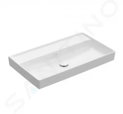 VILLEROY & BOCH - Collaro Umývadlo nábytkové 800x470 mm, bez prepadu, bez otvoru na batériu, alpská biela (4A338301)