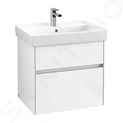 VILLEROY & BOCH - Collaro Umývadlová skrinka, 604x546x444 mm, 2 zásuvky, Glossy White (C00900DH)