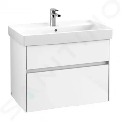 VILLEROY & BOCH - Collaro Umývadlová skrinka, 754x546x444 mm, 2 zásuvky, Glossy White (C01000DH)