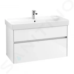 VILLEROY & BOCH - Collaro Umývadlová skrinka, 954x546x444 mm, 2 zásuvky, Glossy White (C01100DH)