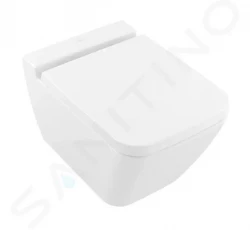VILLEROY & BOCH - Finion Závesné WC, DirectFlush, CeramicPlus, Stone White (4664R0RW)