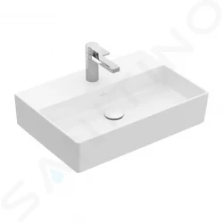 VILLEROY & BOCH - Memento 2.0 Umývadlo 500x420 mm, bez prepadu, otvor na batériu, alpská biela (4A225101)