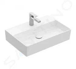 VILLEROY & BOCH - Memento 2.0 Umývadlo 600x420 mm, bez prepadu, otvor na batériu, alpská biela (4A226101)