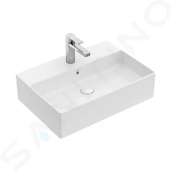 VILLEROY & BOCH - Memento 2.0 Umývadlo na dosku 500x420 mm, s prepadom, otvor pre batériu, alpská biela (4A075001)