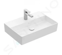 VILLEROY & BOCH - Memento 2.0 Umývadlo nábytkové 500x420 mm, bez prepadu, otvor na batériu, alpská biela (4A225L01)