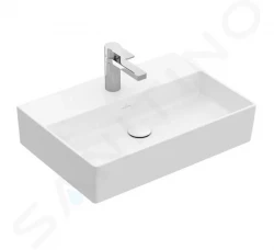 VILLEROY & BOCH - Memento 2.0 Umývadlo nábytkové 600x420 mm, bez prepadu, otvor na batériu, alpská biela (4A226L01)