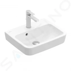 VILLEROY & BOCH - O.novo Umývadielko 500x370 mm, s prepadom, otvor na batériu, alpská biela (43445001)