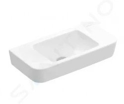 VILLEROY & BOCH - O.novo Umývadielko Compact 500x250 mm, bez prepadu, bez otvoru na batériu, alpská biela (43425301)