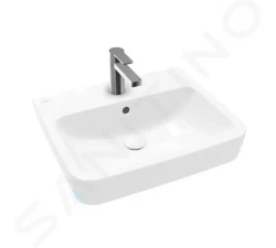 VILLEROY & BOCH - O.novo Umývadlo 550x460 mm, s prepadom, otvor na batériu, alpská biela (4A415501)