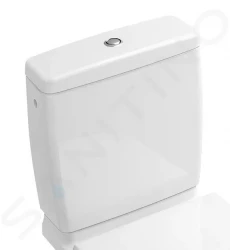 VILLEROY & BOCH - O.novo WC nádržka kombi, zadný/bočný prívod, CeramicPlus, alpská biela (5788S1R1)