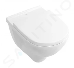 VILLEROY & BOCH - O.novo Závesné WC, DirectFlush, AntiBac, CeramicPlus, alpská biela (5660R0T2)