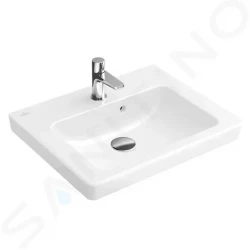 VILLEROY & BOCH - Subway 2.0 Umývadielko nábytkové 450x370 mm, s prepadom a otvorom pre batériu, biela (7315F501)