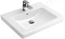 VILLEROY & BOCH - Subway 2.0 Umývadlo 650x470 mm, s prepadom, otvor na batériu, alpská biela (7113KG01)