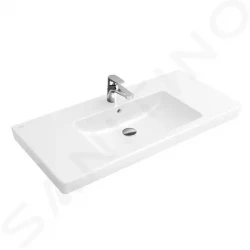 VILLEROY & BOCH - Subway 2.0 Umývadlo nábytkové 1000x470 mm, s prepadom, otvor na batériu, alpská biela (71751G01)